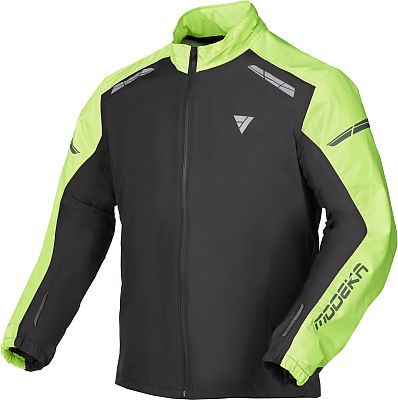 Modeka Hydroflex, Regenjacke - Schwarz/Neon-Gelb - XL von Modeka
