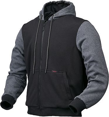 Modeka Jamey, Kapuzenjacke - Schwarz/Grau - 3XL von Modeka