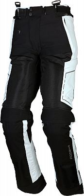 Modeka Khao Air, Textilhose wasserdicht - Schwarz/Hellgrau - XXL von Modeka