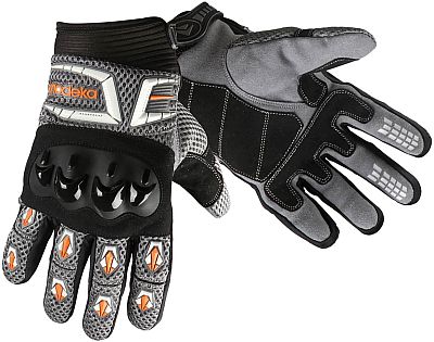 Modeka MX Top, Handschuhe - Grau/Weiß/Orange - 6 von Modeka