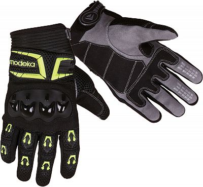 Modeka MX Top, Handschuhe Kinder - Schwarz/Neon-Gelb - M von Modeka