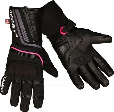 Modeka Makari, Handschuhe wasserdicht Damen - Schwarz/Pink - S Modeka Makari, Handschuhe wasserdicht Damen - Schwarz/Pink - S von Modeka