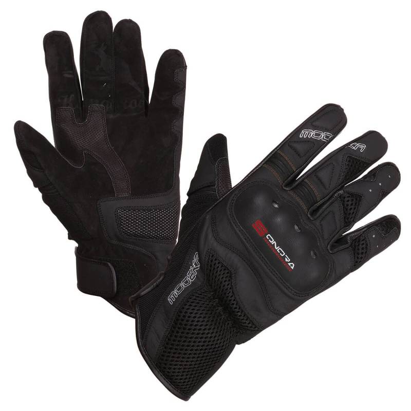 Modeka Motorrad Handschuhe Sonora Sommer, schwarz/rot, L10 von Modeka