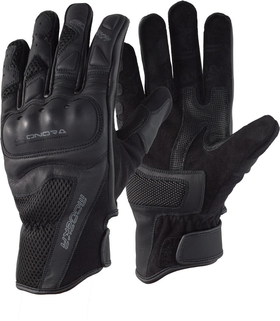 Modeka Motorrad Handschuhe Sonora Sommer, schwarz/schwarz, K10 Modeka Motorrad Handschuhe Sonora Sommer, schwarz/schwarz, K10 von Modeka