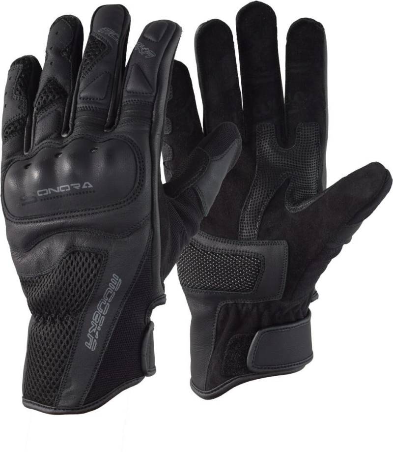 Modeka Motorrad Handschuhe Sonora Sommer, schwarz/schwarz, K9 von Modeka