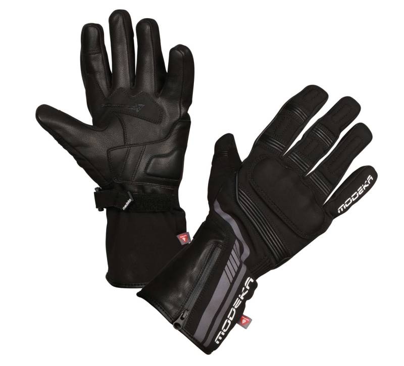 Modeka Motorradhandschuhe Makari Lady Waterproof, Schwarz, DS von Modeka