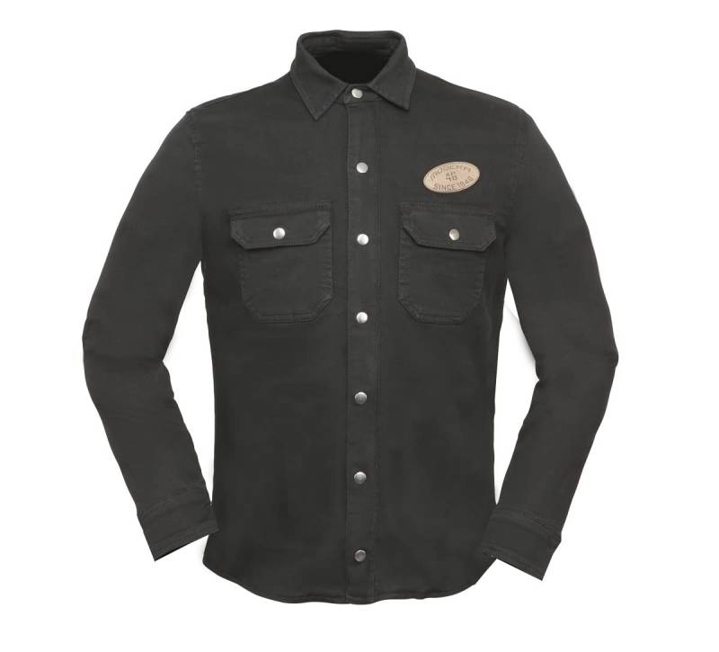 Modeka Oliwer Motorradhemd (Black,L) von Modeka