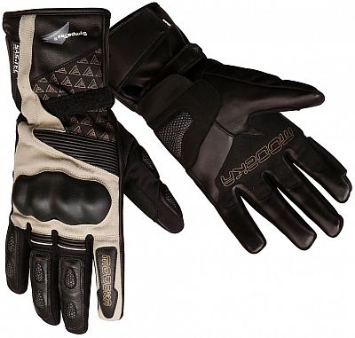 Modeka Panamericana, Handschuhe wasserdicht - Schwarz/Beige - 9 von Modeka