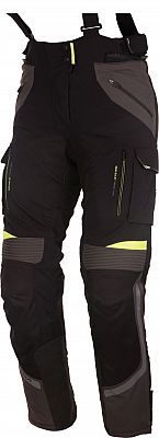 Modeka Panamericana, Textilhose Damen - Schwarz/Neon-Gelb - 36 von Modeka