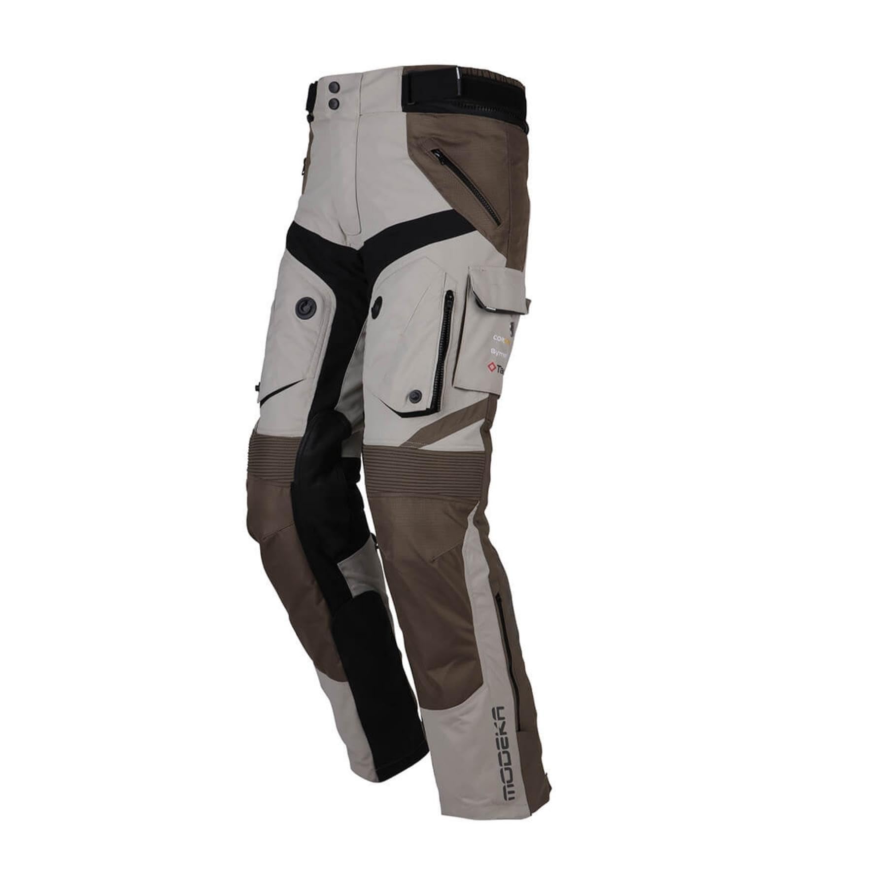 Modeka Panamericana 2 Motorrad Textilhose (Beige,L) von Homry