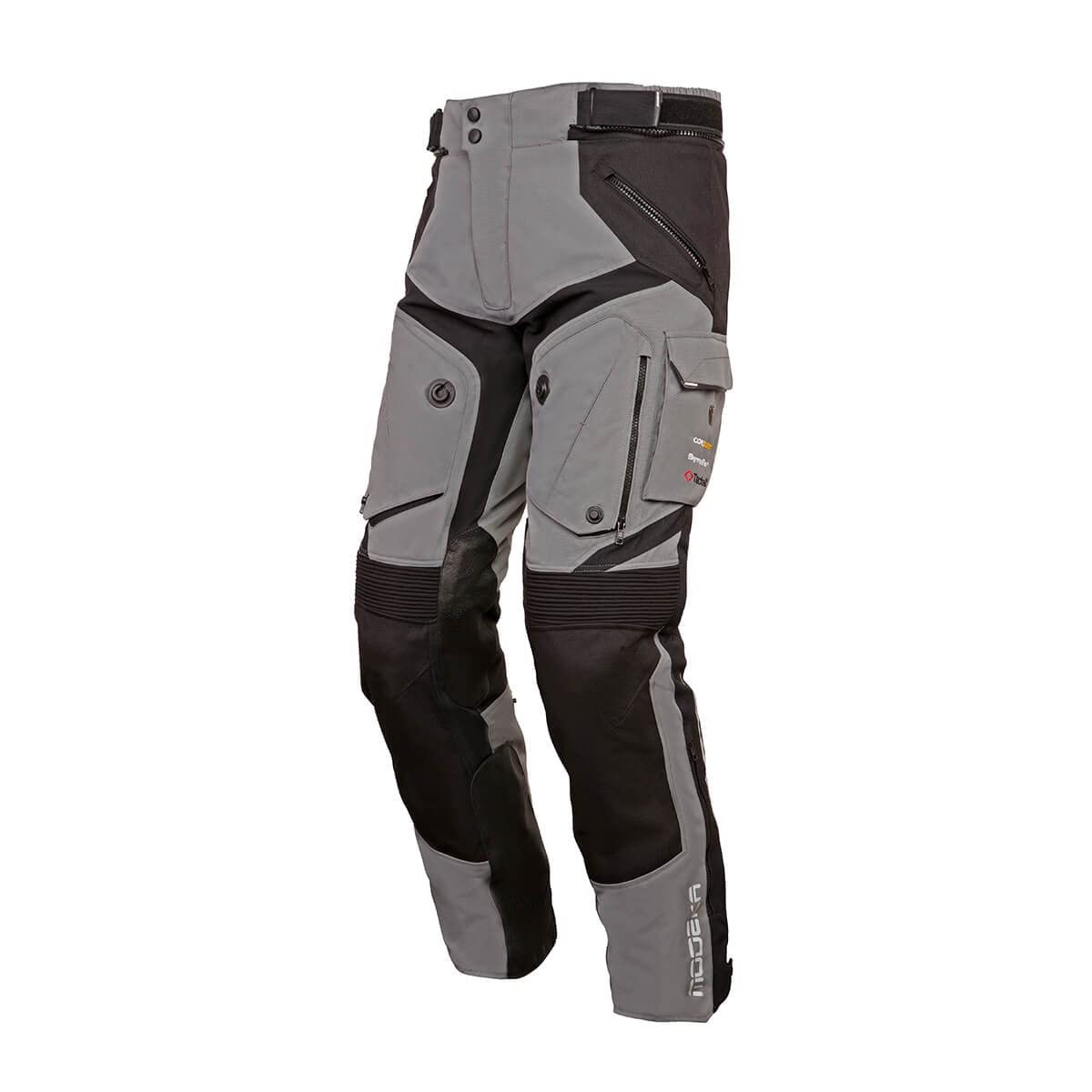 Modeka Panamericana 2 Motorrad Textilhose (Gray/Black,XL) von Modeka