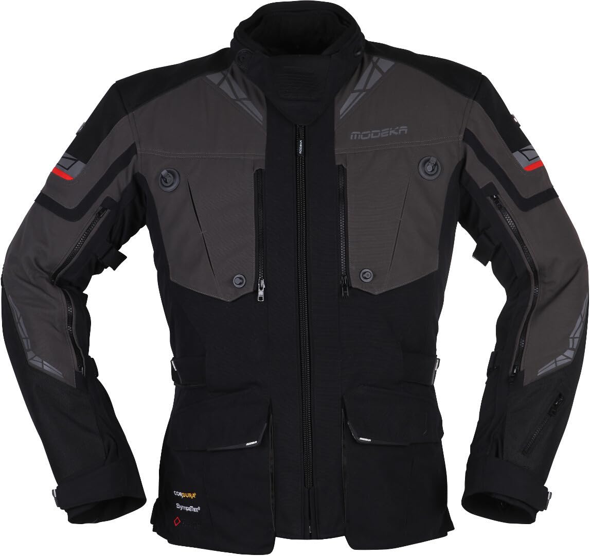 Modeka Panamericana 2 Motorrad Textiljacke Schwarz/Grau Lang 3XL Modeka Panamericana 2 Motorrad Textiljacke Schwarz/Grau Lang 3XL von Modeka