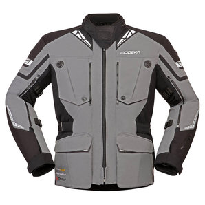 Modeka Panamericana II Textiljacke Grau Schwarz von Modeka