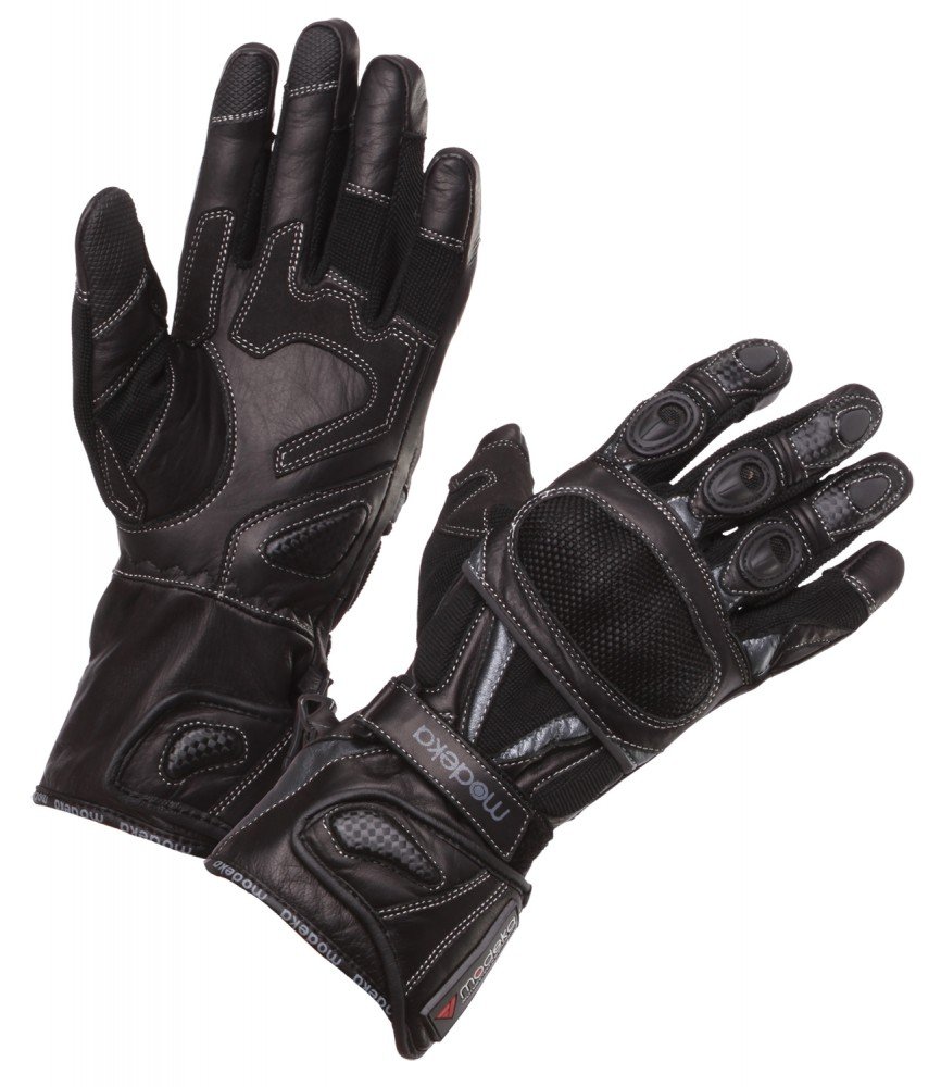 Modeka Sahara Traveller Handschuhe (Black,8) von Modeka