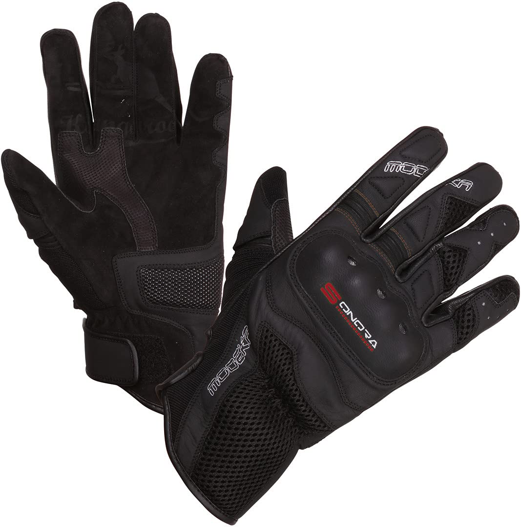 Modeka Sonora Motorrad Handschuhe, schwarz/rot, 10 Modeka Sonora Motorrad Handschuhe, schwarz/rot, 10 von Modeka