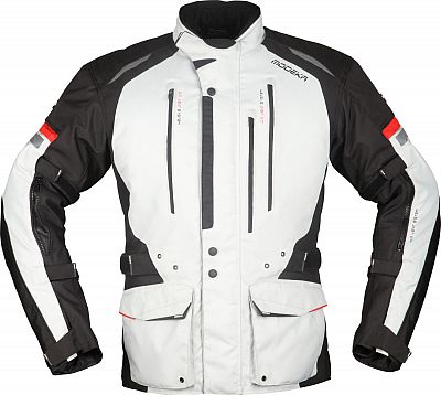 Modeka Striker II, Textiljacke - Hellgrau/Schwarz - M von Modeka