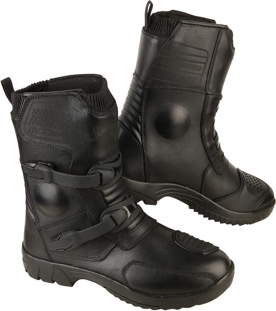 Modeka Tariko Motorradstiefel, schwarz, 44 von Modeka