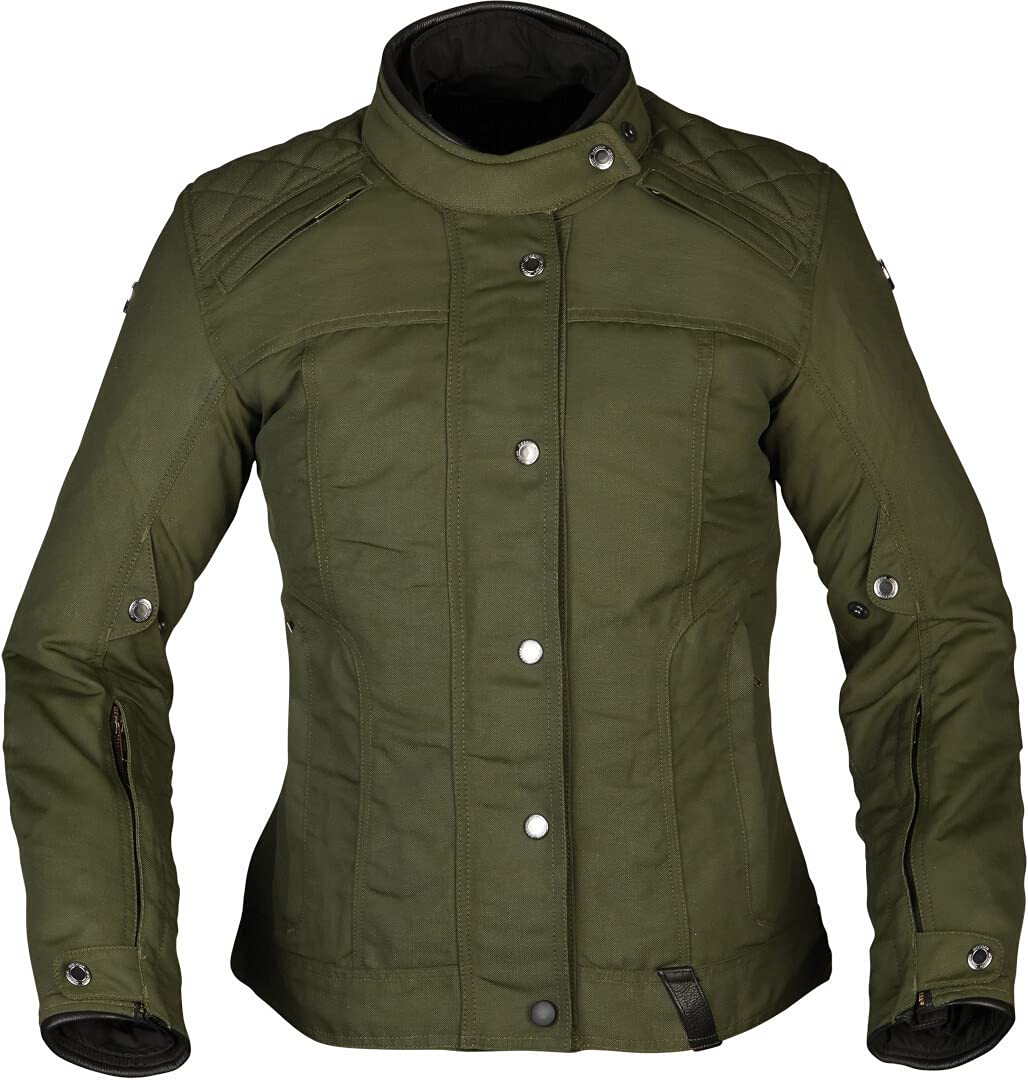 Modeka Thiago Damen Motorrad Textiljacke (Olive,40) von Modeka