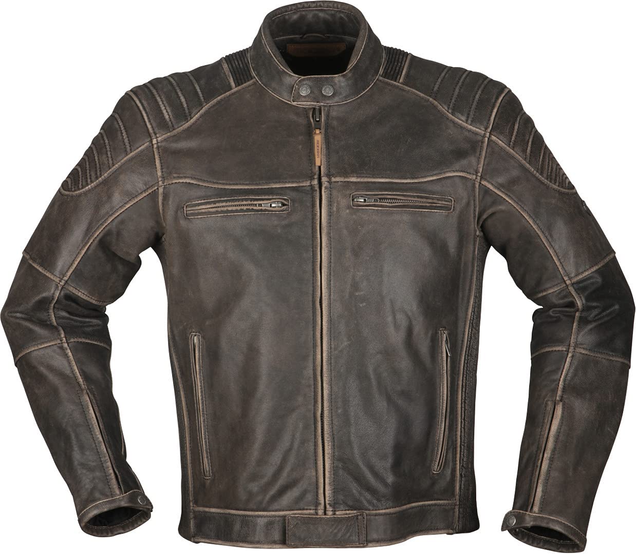 Modeka Vincent Aged Motorrad Lederjacke (Brown,L) von Modeka