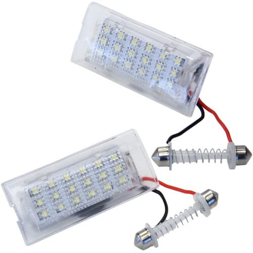 LED-Kennzeichenbeleuchtung für BMW | X5 E53 + X3 E83 | 1998-2010 Canbus SMD Kennzeichenbeleuchtung weiß von Modifycar