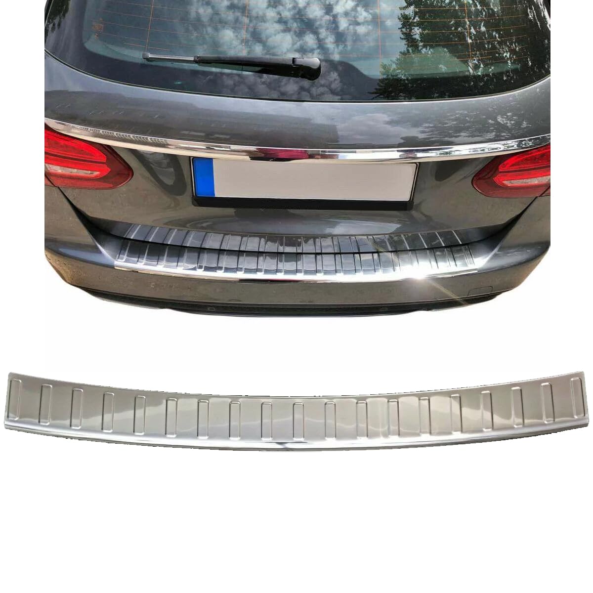 Ladekantenschutz für Mercedes C-Klasse | S205 | T-Modell ab 2014+ Edelstahl verchromt Ladekantenschutz für Mercedes C-Klasse | S205 | T-Modell ab 2014+ Edelstahl verchromt von Modifycar