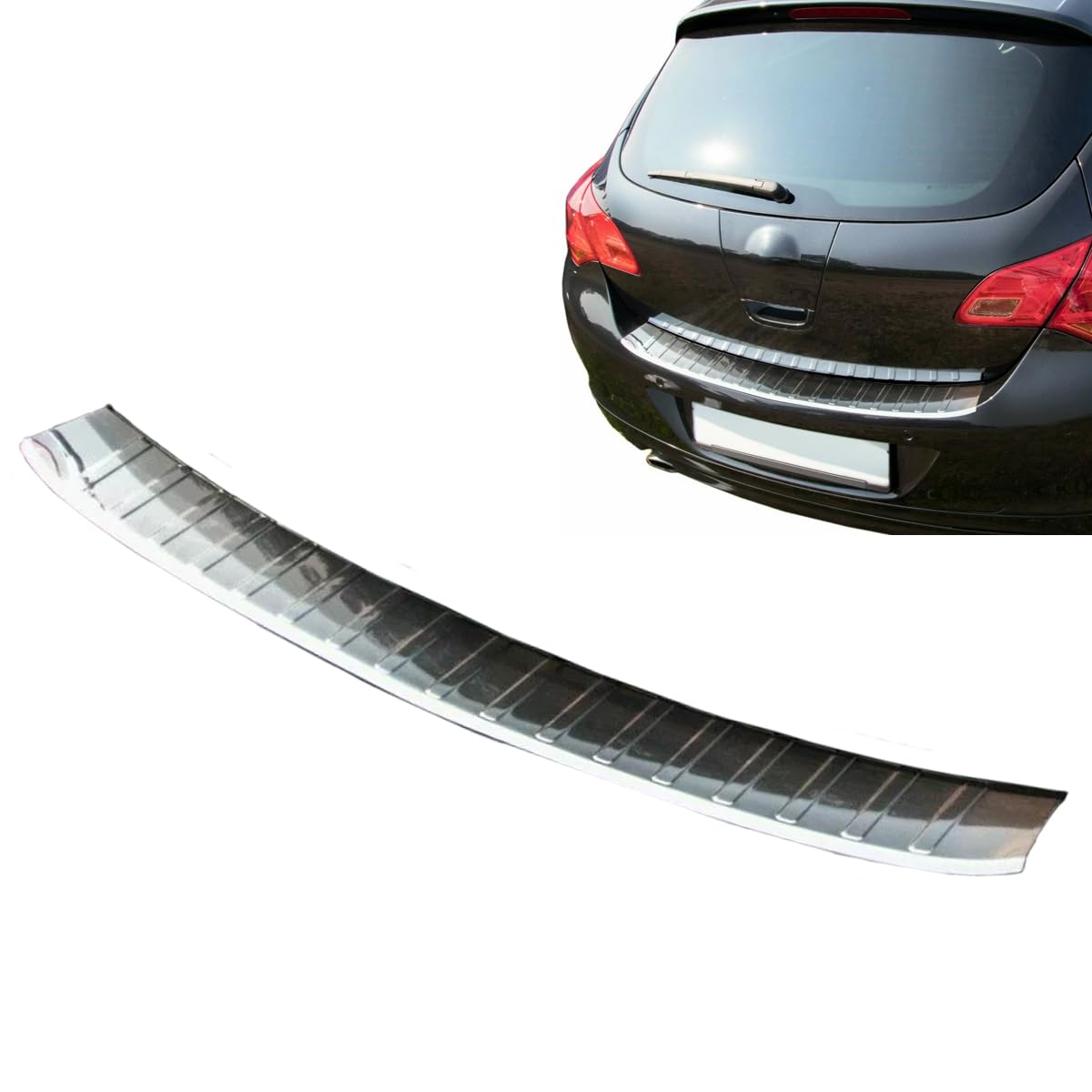 Ladekantenschutz für Opel Astra J | P10 | Schrägheck – zwischen 2010-2015, verchromter Edelstahl, Ladekantenschutz Ladekantenschutz für Opel Astra J | P10 | Schrägheck – zwischen 2010-2015, verchromter Edelstahl, Ladekantenschutz von Modifycar