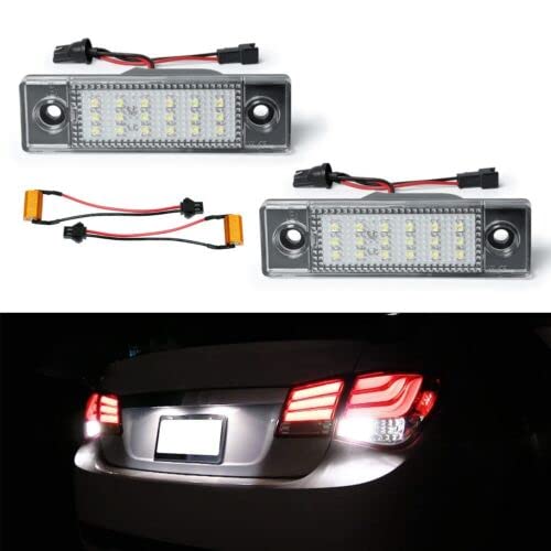 Modifycar LED-Kennzeichenbeleuchtung für Chevrolet Aveo | T250 | 2006-2017 Canbus SMD Kennzeichenbeleuchtung weiß von Modifycar