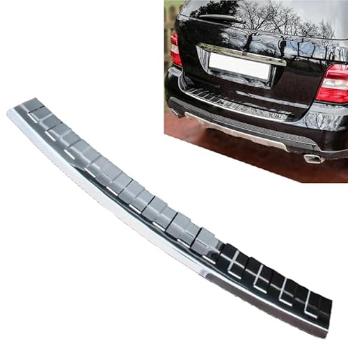 Stoßstangenschutz für Mercedes kompatibel mit ML-Klasse W164, zwischen 2005-2011, Edelstahl, verchromt, Schutz für Ladekanten Stoßstangenschutz für Mercedes kompatibel mit ML-Klasse W164, zwischen 2005-2011, Edelstahl, verchromt, Schutz für Ladekanten von Modifycar