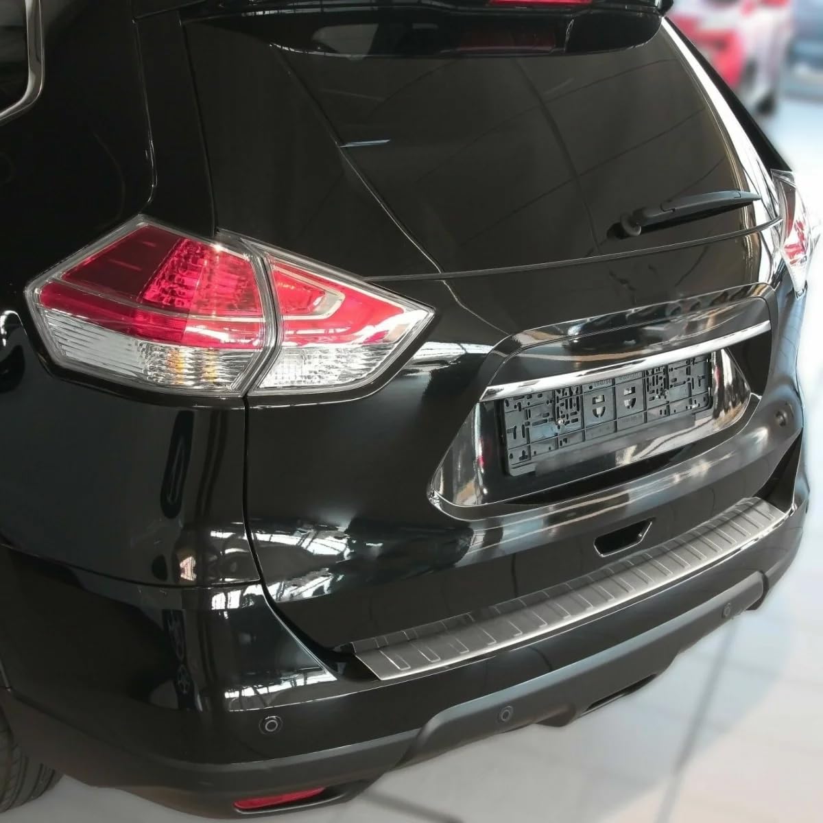 Stoßstangenschutz hinten, passend für Nissan X-Trail | T32 | ab 2017+ Edelstahl matt Schutz für Ladekantenschutz Stoßstangenschutz hinten, passend für Nissan X-Trail | T32 | ab 2017+ Edelstahl matt Schutz für Ladekantenschutz von Modifycar