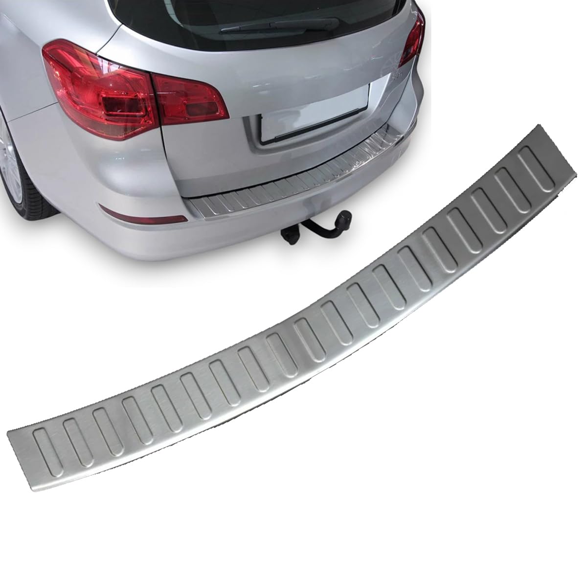 Stoßstangenschutz hinten passend für Opel Astra J | P10 | Sports Tourer - Zwischen 2010-2012 Edelstahl matt Schutz für Ladekantenschutz Stoßstangenschutz hinten passend für Opel Astra J | P10 | Sports Tourer - Zwischen 2010-2012 Edelstahl matt Schutz für Ladekantenschutz von Modifycar