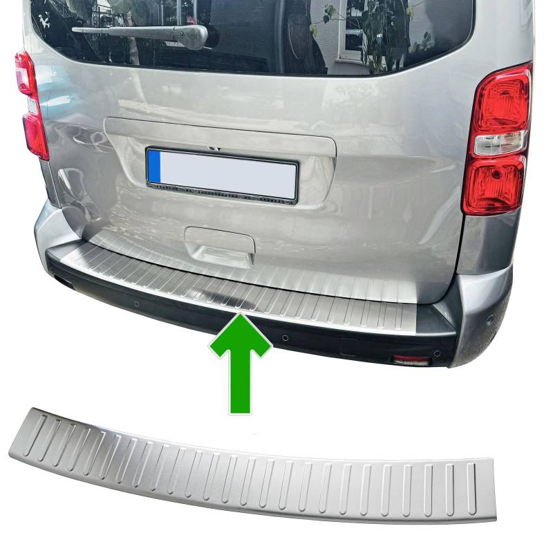 Stoßstangenschutz hinten passend für Opel VIVARO C | ab 2019+ Edelstahl matt Ladekantenschutz von Modifycar