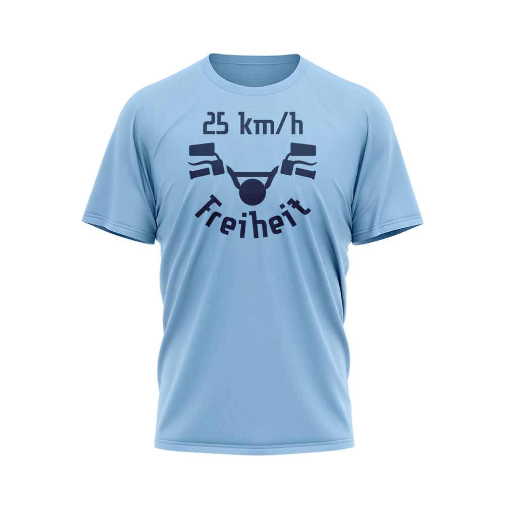 25 km/h Freiheit Logo T-Shirt 25 km/h Freiheit Logo T-Shirt von Mofalegends