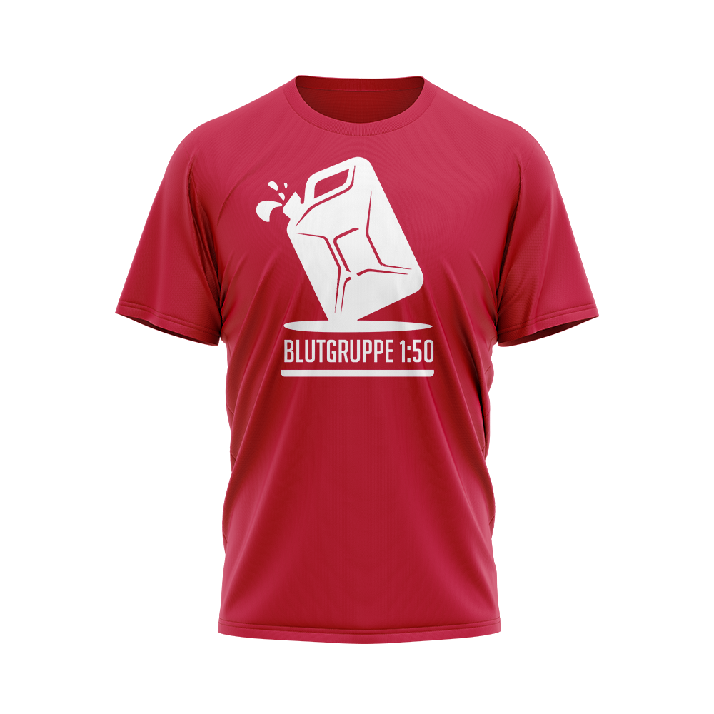 Blutgruppe 1:50 Logo T-Shirt Blutgruppe 1:50 Logo T-Shirt von Mofalegends