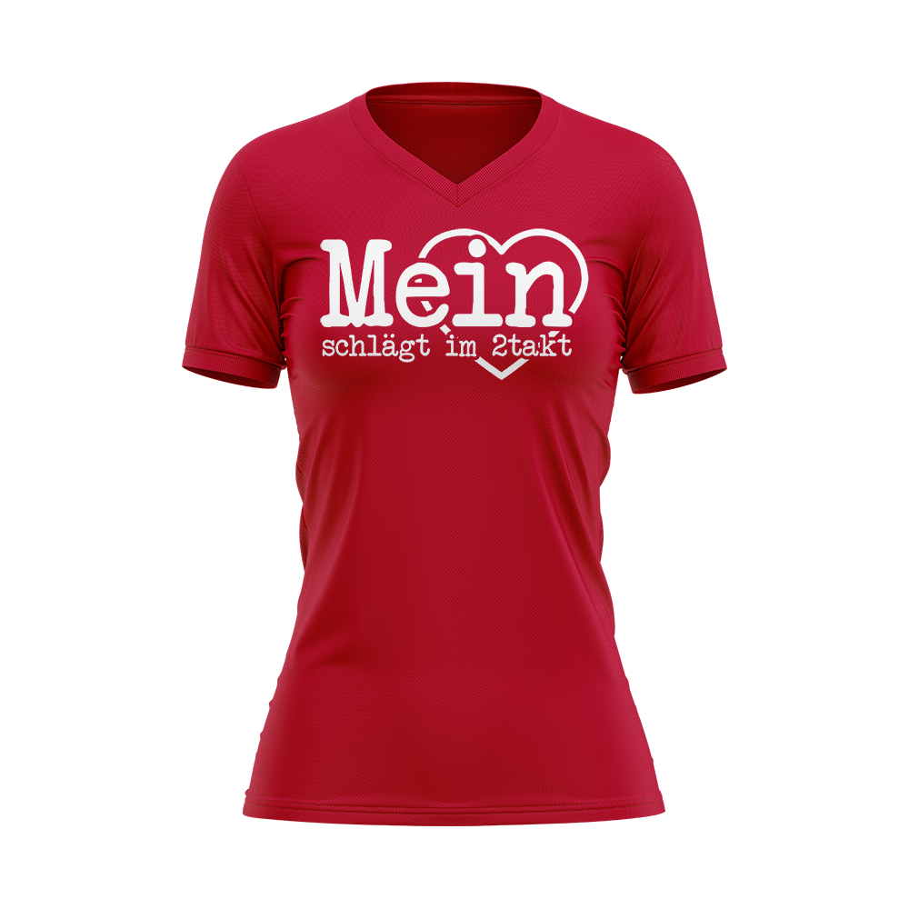 Damen T-Shirt mit Druck "HERZ" von Mofalegends