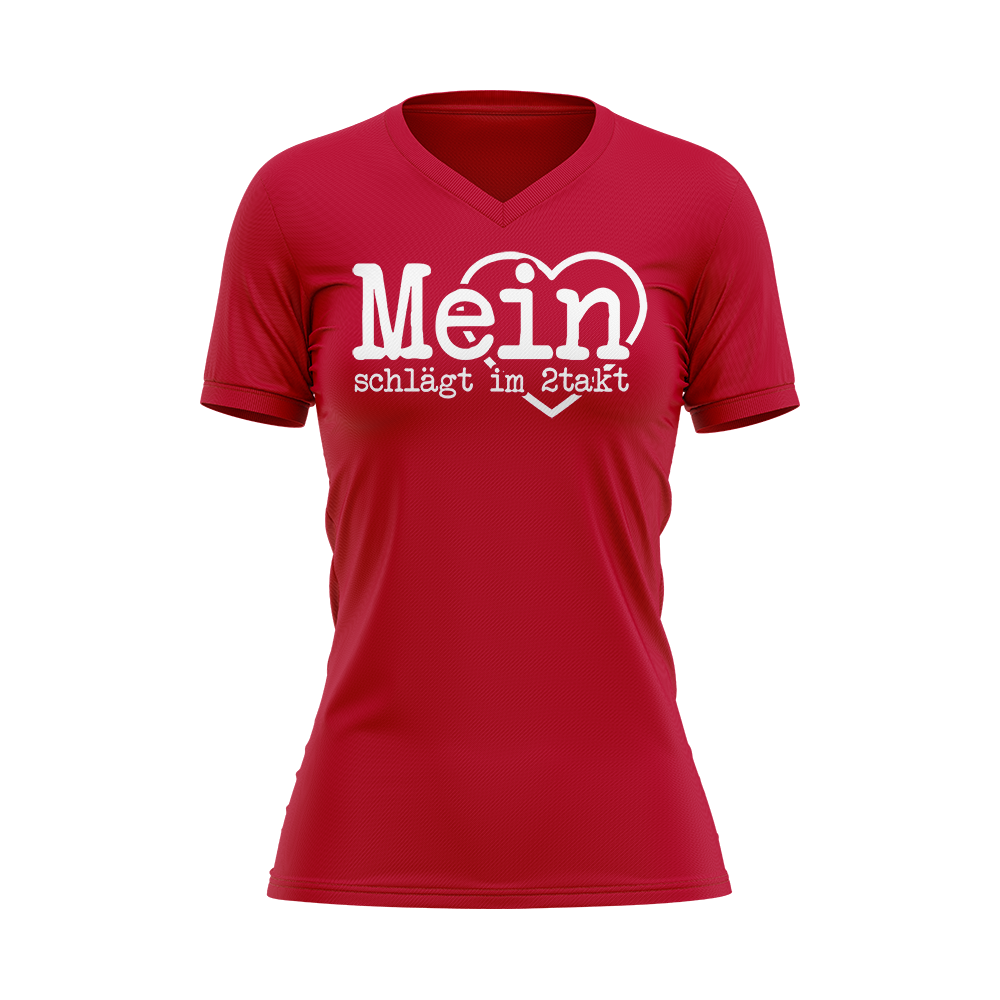 Damen T-Shirt mit Druck "HERZ" Damen T-Shirt mit Druck "HERZ" von Mofalegends