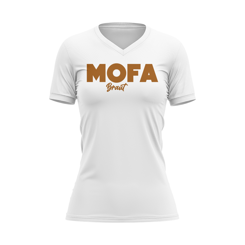 Damen T-Shirt mit Druck "MOFA Braut" Damen T-Shirt mit Druck "MOFA Braut" von Mofalegends