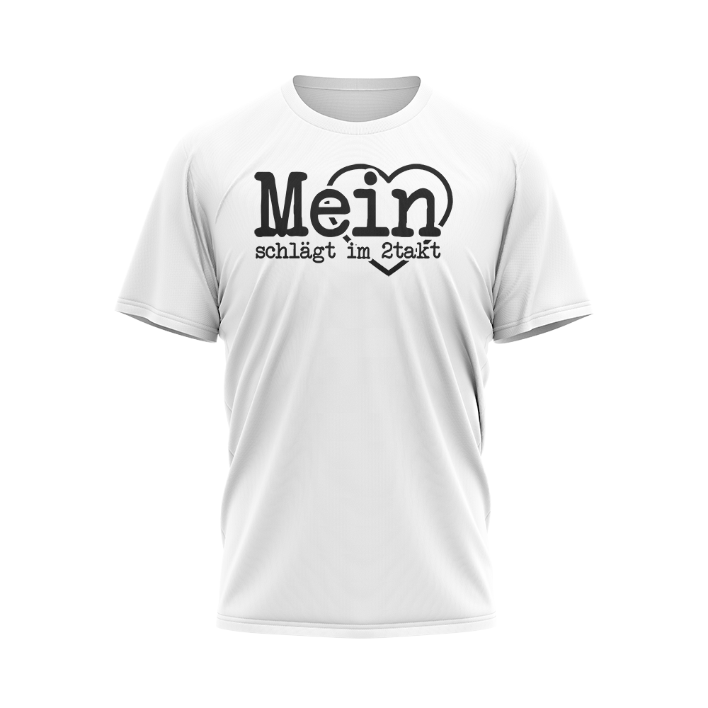 Mein Herz schlägt im 2takt Logo T-Shirt Mein Herz schlägt im 2takt Logo T-Shirt von Mofalegends