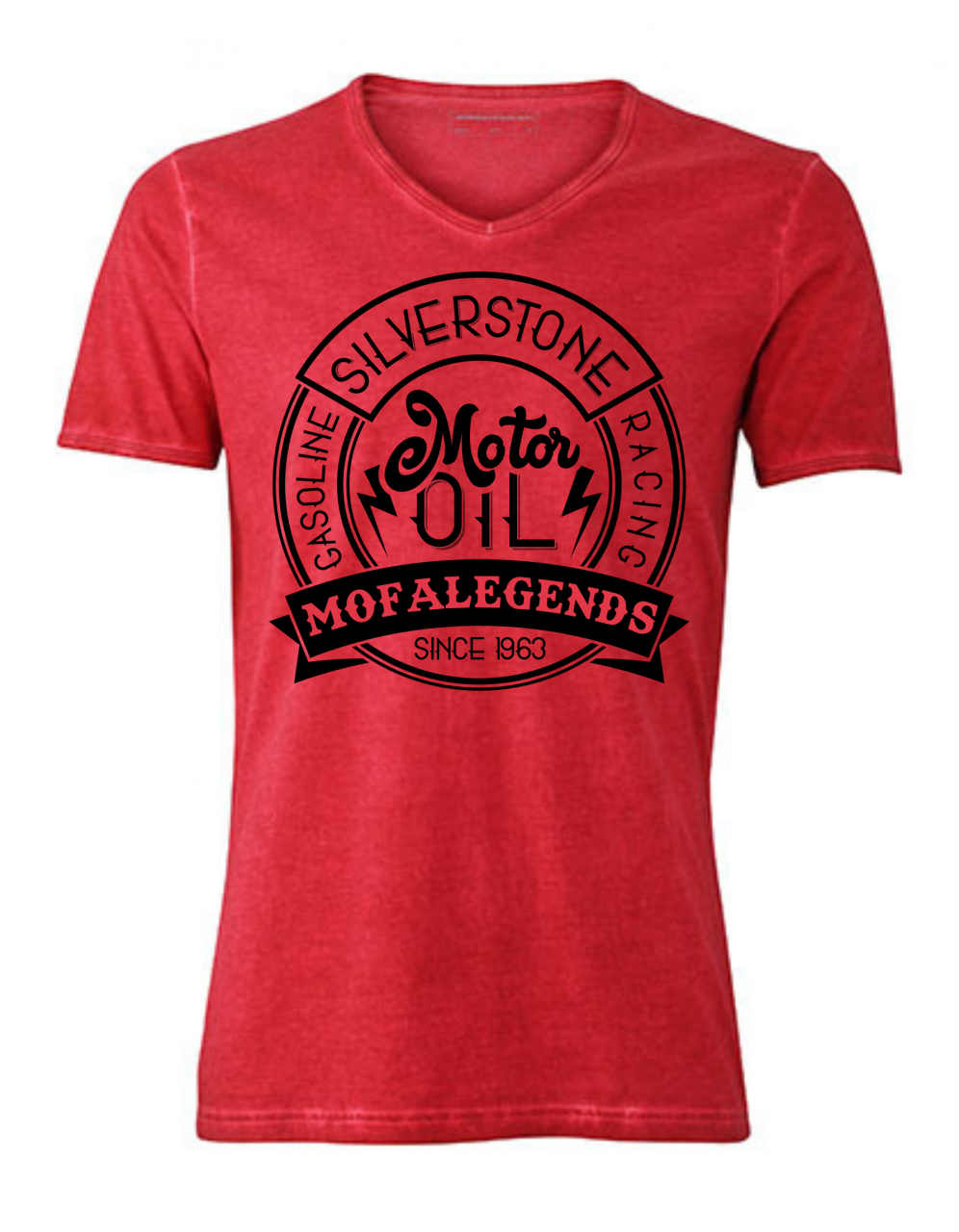 Mofa Legends Gasoline Racing Vintage T-Shirt Chili Red Mofa Legends Gasoline Racing Vintage T-Shirt Chili Red von Mofalegends