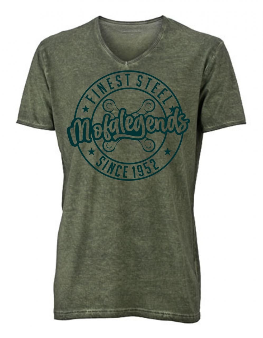 Mofa Legends Vintage Classic T-Shirt Dusty Olive Mofa Legends Vintage Classic T-Shirt Dusty Olive von Mofalegends