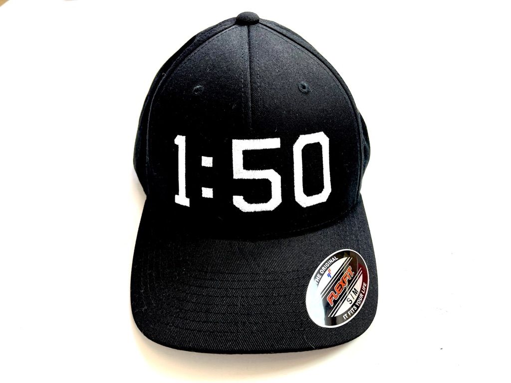 Original FLEXFIT Baseball Cap schwarz mit besticktem 1:50 Logo Original FLEXFIT Baseball Cap schwarz mit besticktem 1:50 Logo von Mofalegends