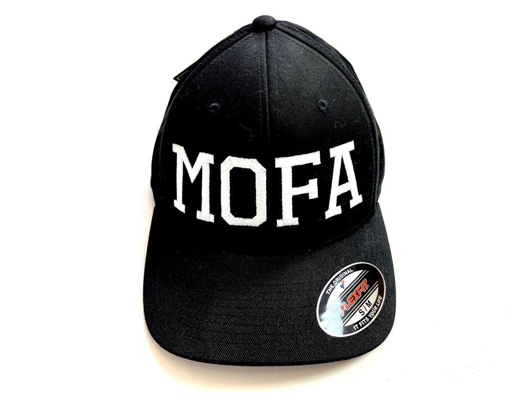 Original FLEXFIT Baseball Cap schwarz mit besticktem MOFA Logo Original FLEXFIT Baseball Cap schwarz mit besticktem MOFA Logo von Mofalegends