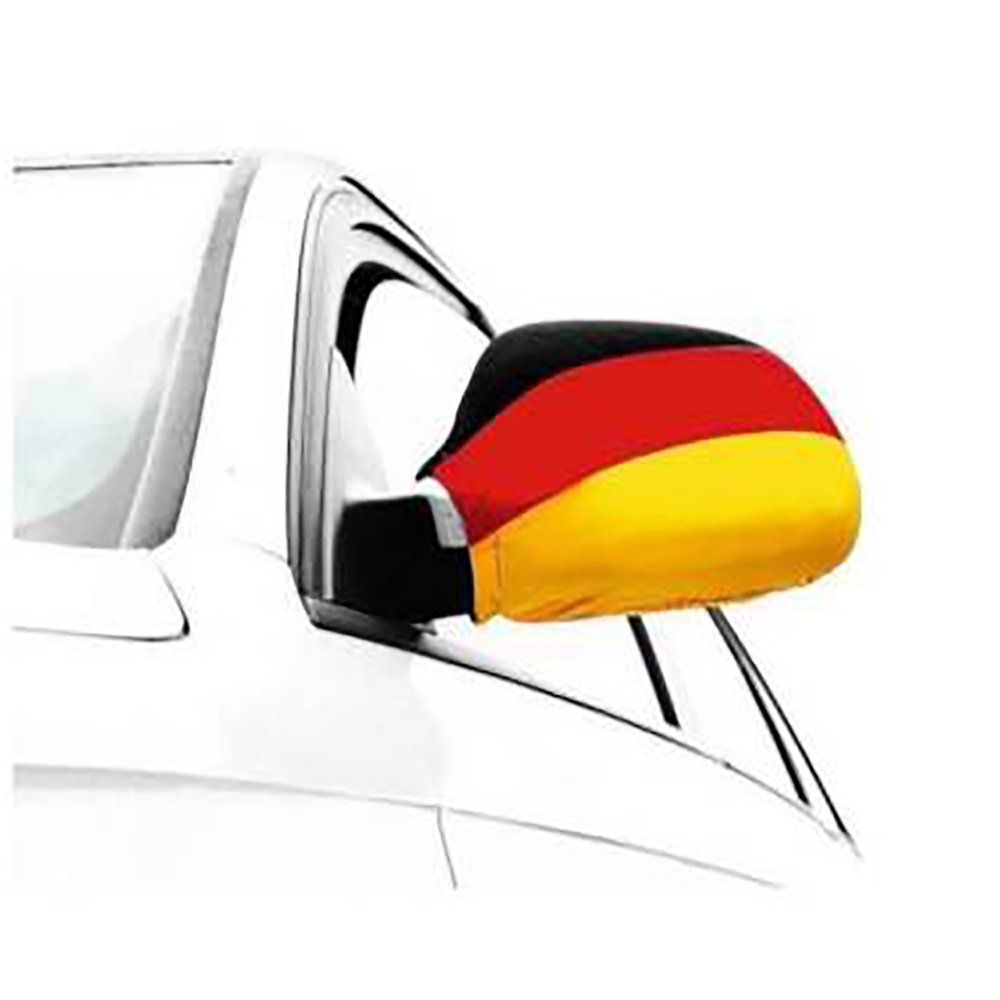 KFZ Autospiegelfahne Deutschland 2 Stk. Flagge KFZ Aussenspiegelüberzug Auto Außenspiegel-Fahne 2 er Set 'Deutschland' von Mojawo