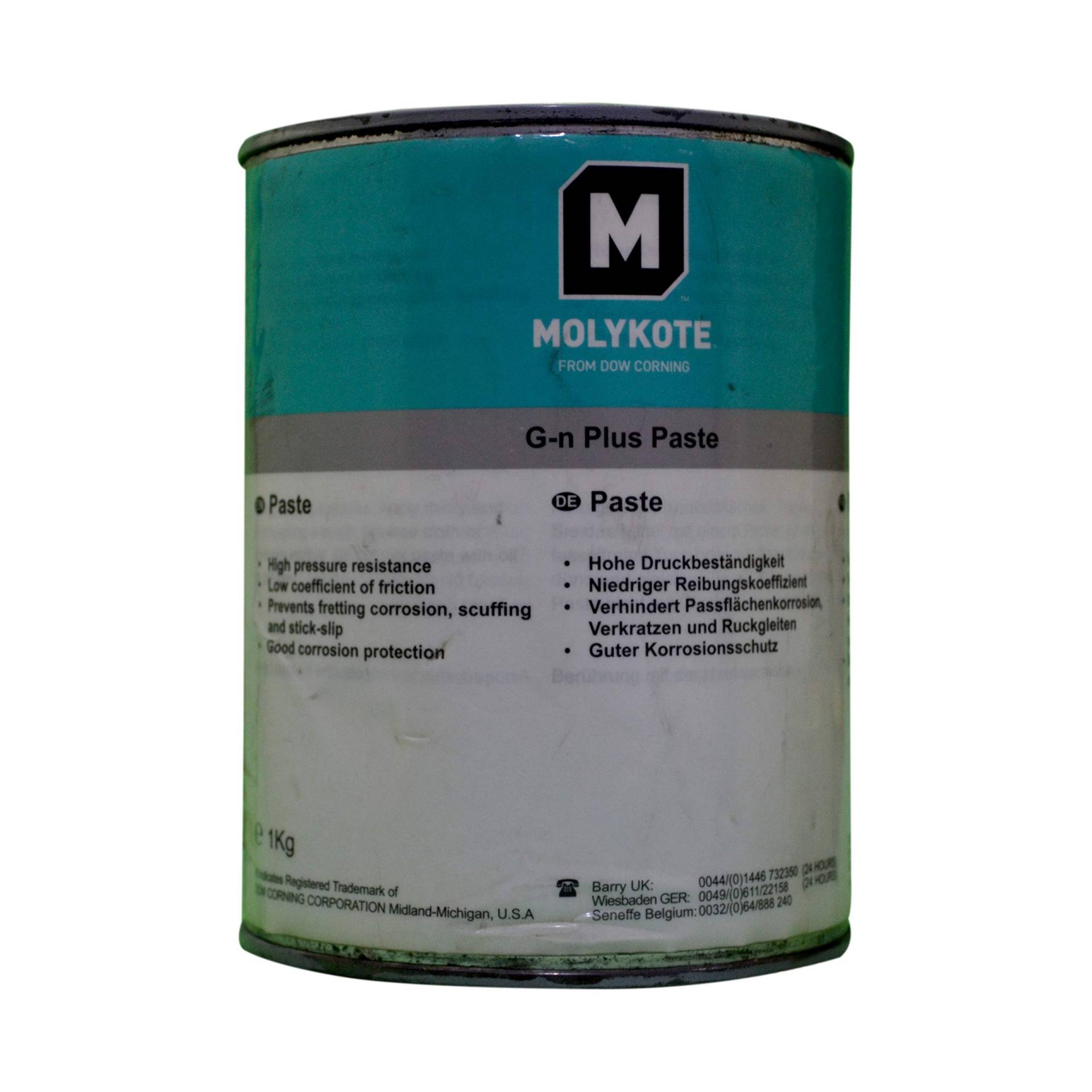 Molykote gnpp11 – High Performance Paste für die Montage, Grün/Weiß, 1 kg von Molykote