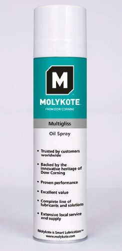 Molykote tmmos400 – multigliss Oil Spray Gleitmittel, grün/weiß, 400 ml von Molykote