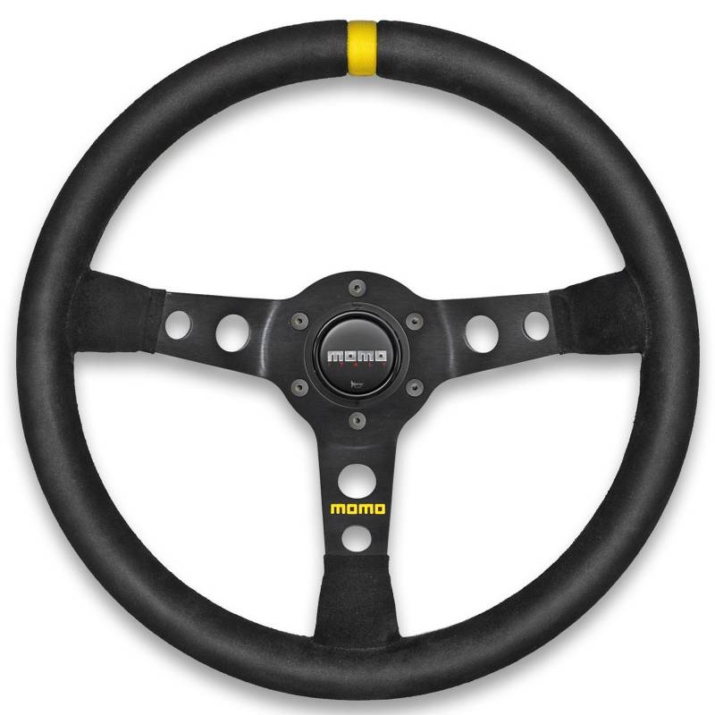 Momo 11111811311 Volante Steering Wheel 07.350 mm Schwarz Shearling von Momo