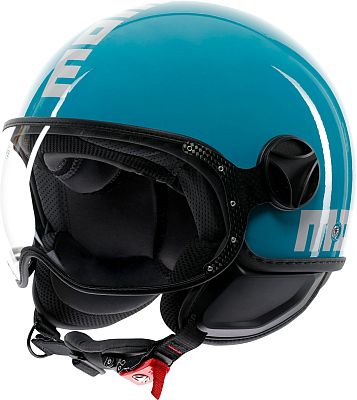 Momodesign FGTR Classic Candy, Jethelm - Türkis/Weiß - XL von Momodesign