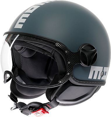 Momodesign FGTR Classic Mono, Jethelm - Matt Dunkelgrau/Weiß - XS von Momodesign