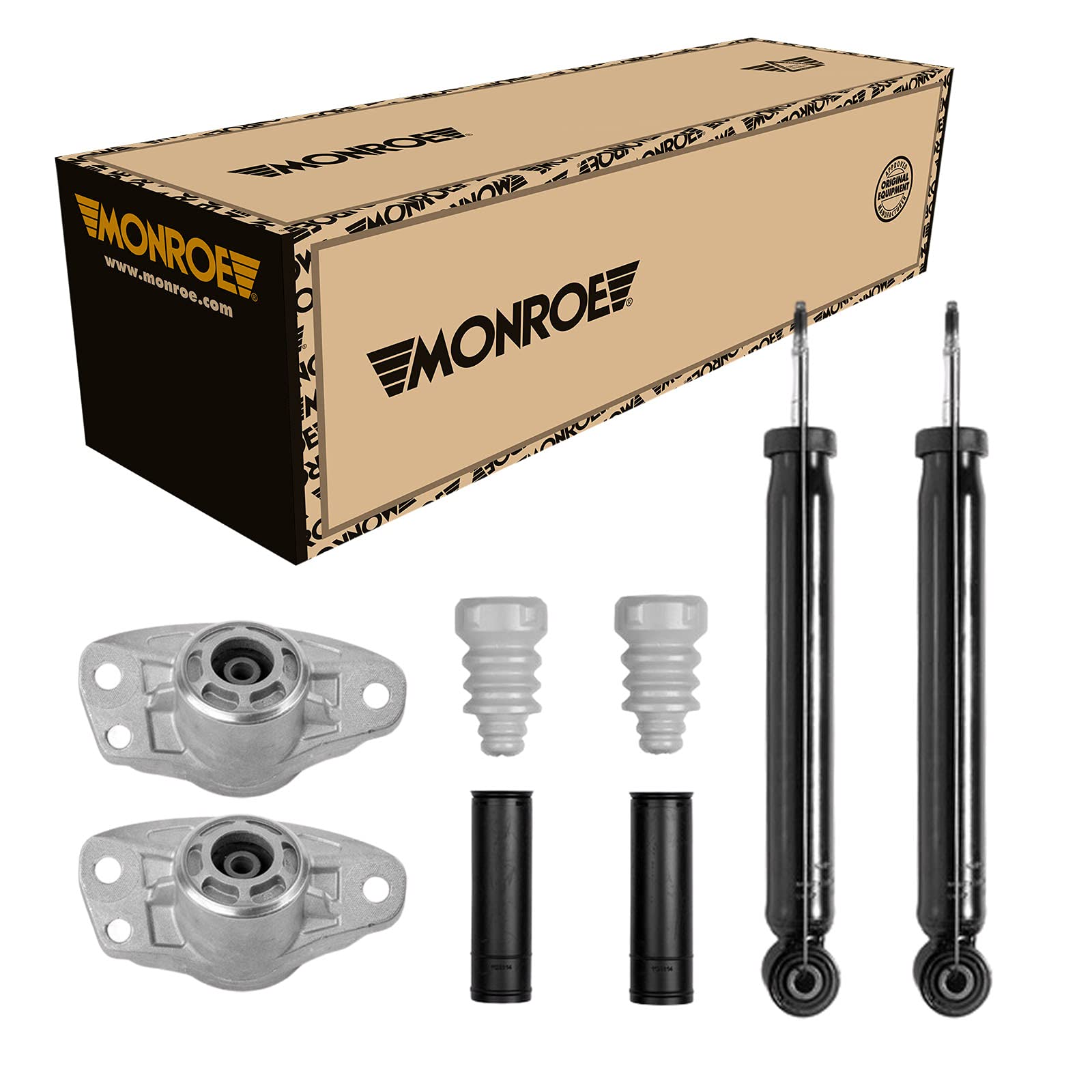 Monroe Stoßdämpfer Hinten passend für + Domlager Staubschutz passend für VW Golf 5 1K1 Golf Plus Monroe Stoßdämpfer Hinten passend für + Domlager Staubschutz passend für VW Golf 5 1K1 Golf Plus von Monroe Bundle