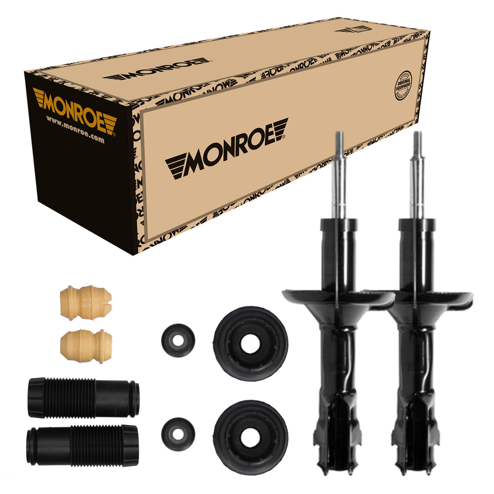Monroe Stoßdämpfer Vorne + Domlager Staubschutz passend für VW Golf 3 1E7 1H1 Golf 4 1E7 von Monroe Bundle