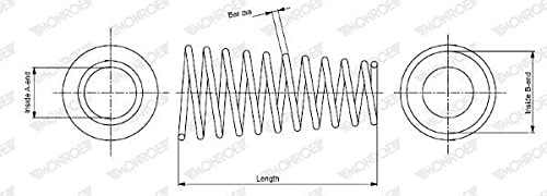 Monroe SP3876 Oespectrum Spiralfeder Monroe SP3876 Oespectrum Spiralfeder von Monroe